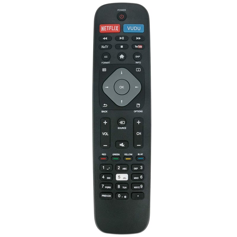 ZdalaMit NH503UP Replace Remote Applicable for Philips TV 65PFL6902/F7 55PFL6902/F7 50PFL6902/F7 50PFL6602/F7 55PFL5402/F7 50PFL5601/F7 55PFL5602/F7 43PFL5602/F7 49PFL4609/F7 49PFL4909/F7 65PFL5903/F7 - Image 1